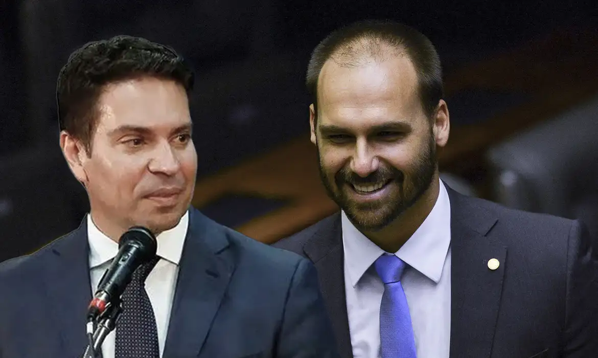 Câmara dos Deputados cassam mandatos de Eduardo Bolsonaro e Alexandre Ramagem