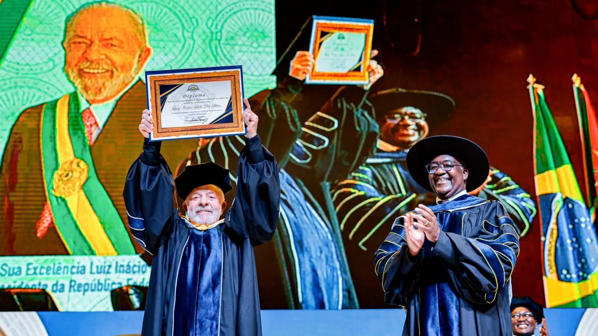 Lula é agraciado com título de doutor honoris causa em Moçambique
